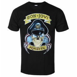 tričko pánské Bon Jovi - Forever - BLACK - ROCK OFF - BONJTS08MB