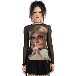 tričko dámské s dlouhým rukávem KILLSTAR X CHUCKY - You're A Doll - KSRA010945