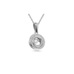 Přívěsek s briliantem Dancing Diamonds, bílé zlato IZBR546AP
