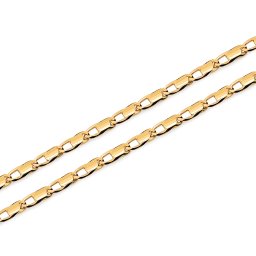 Řetízek s hladkými plotýnkami Snail - hlemýžď 4mm IZ30964