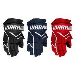 Hokejové rukavice Warrior Alpha LX2 Comp SR černo-bílá 13 palců = výška postavy 165-175cm