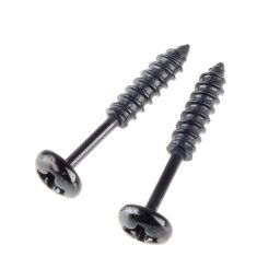 náušnice ETNOX - Black Screw - SO4002B