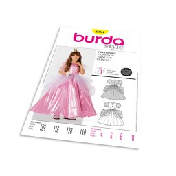 Střih Burda 4364 - Šaty pro princeznu