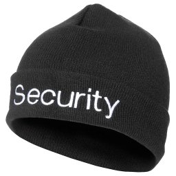 MFH čepice SECURITY pletená Acryl ČERNÁ
