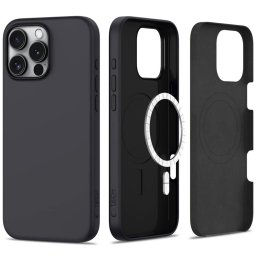 Tech-Protect Silicone MagSafe iPhone 16 Pro Max - Matte Black