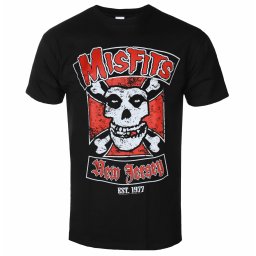 tričko pánské MISFITS - BIKER DESIGN - BLACK - PLASTIC HEAD - PH12734