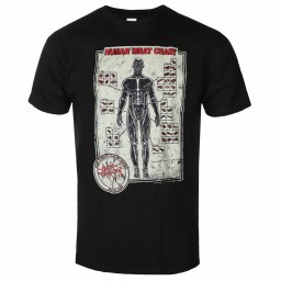 tričko pánské CATTLE DECAPITATION - HUMAN MEAT CHART - BLACK - PLASTIC HEAD - PH12867