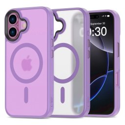 Pouzdro Tech-Protect Magmat MagSafe iPhone 16 - Matte Mauve