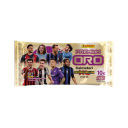 Sběratelské fotbalové karty SERIE A 2024/2025 Adrenalyn Karty GOLD PACKET