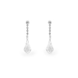 Náušnice jablonecká bižuterie, barva crystal