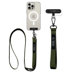 Tech-Protect C6S Rope CrossBody Šňůrka / popruh na mobil - Cargo Khaki