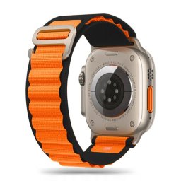 Tech-Protect Nylon PRO Apple Watch 6/7/8/9/10/SE a Ultra 1/2 44/45/46/49mm - Black/Orange