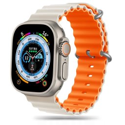 Tech-Protect Iconband PRO Apple Watch 6/7/8/9/10/SE a Ultra 1/2 44/45/46/49mm - Starlight/Orange