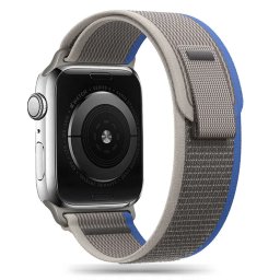 Tech-Protect Nylon Stripe Apple Watch 4/5/6/7/8/9/10/SE 40/41/42mm - Grey/Blue