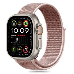 Tech-Protect Nylon Stripe Apple Watch 6/7/8/9/10/SE a Ultra 1/2 44/45/46/49mm - Dusty Rose