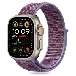 Tech-Protect Nylon Stripe Apple Watch 6/7/8/9/10/SE a Ultra 1/2 44/45/46/49mm - Lilac