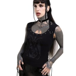 tílko dámské (top) KILLSTAR - Noctivagant - Black - KSRA011668