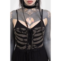 body dámské KILLSTAR - Bone Chiller - Black - KSRA011649