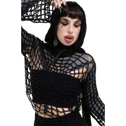 svetr dámský KILLSTAR - Night Trap - Black - KSRA011176