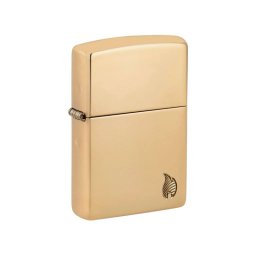 Zapalovač ZIPPO 24016 Armor High Polish Brass Flame Design