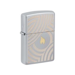 Zapalovač ZIPPO 22112 Flame and Circles Design