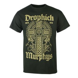 tričko pánské Dropkick Murphys - Celtic Cross Logo - Forest Green - KINGS ROAD - 20225160
