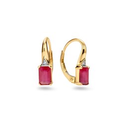 Dámské rubínové náušnice 1,56ct Delaney KU3093
