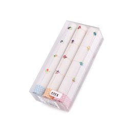 Dámský kapesník drobné květy, barva mix náhodných barev a vzorů