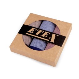 Pánský kapesník / dárková kazeta, barva mix náhodných barev a vzorů