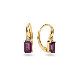 Dámské rodolitové náušnice 1.35ct Skyla KU3097