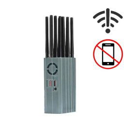 GSM Wifi Rušička signálu - mobilní rušičky jammer 12 antén