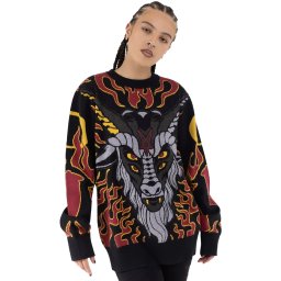 svetr unisex KILLSTAR - Inferno Hallowmas - Multi - KSRA012239