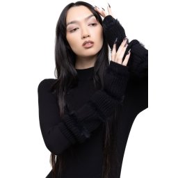 nárukávník KILLSTAR - Striped Night - Black - KSRA012346