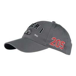 FOSTEX čepice baseball s výšivkou tanku TIGER 1 WW2 ŠEDÁ