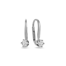 Dámské diamantové náušnice Blair, bílé zlato IZBR1237AN