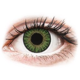 TopVue Color - dioptrické jednodenní (10 čoček) Green