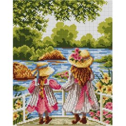 Sestava pro vyšívání křížkovým stehem Malwina 24x30cm - č. 6007
