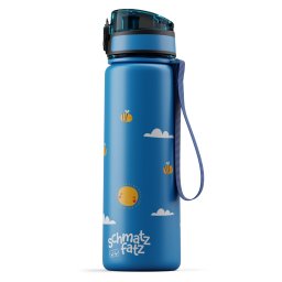 Klarstein schmatzfatz dětská sportovní láhev na vodu 500 ml | Tritan | Plastové hrdlo | Popruh na přenášení | Bez BPA | Dárkové balení