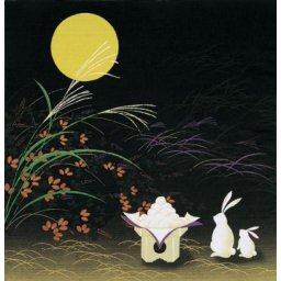 Japonský šátek Furoshiki 50 x 50 cm Tsukimi