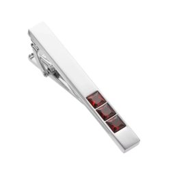 Gaira® Spona na kravatu 70705, Barva červená