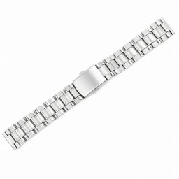 Gaira® Řemínek na hodinky 3312 Silver, Šířka řemínku 20 mm
