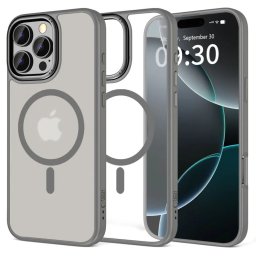 Pouzdro Tech-Protect MagEdge MagSafe iPhone 16 Pro - Titanium/Gunmetal
