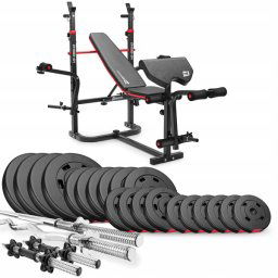 Hop-sport Posilovací sada Premium 105kg+HS-1065+w