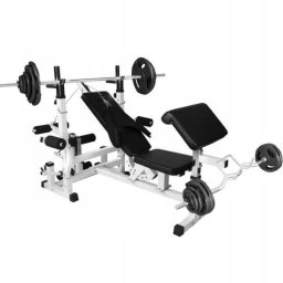 Gorilla Sports Kulturistická sada 6v1 130 kg