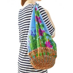 Japonský šátek Furoshiki 97 x 97 cm Flower Bag