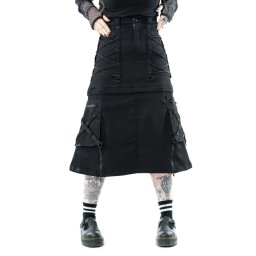 sukně dámská POIZEN INDUSTRIES - KNIGHTLEY - BLACK - POI1452