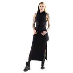 šaty dámské POIZEN INDUSTRIES - HELIA - BLACK - POI1464