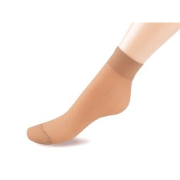 Silonové ponožky 20den 2 páry, barva 1 tělová