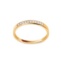 Jemný zlatý prsten s diamanty Lottie ROYBR175