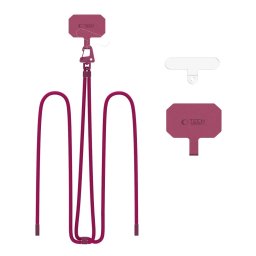 Tech-Protect C5S ROPE CROSSBODY Šňůrka / popruh na telefon - Morušová